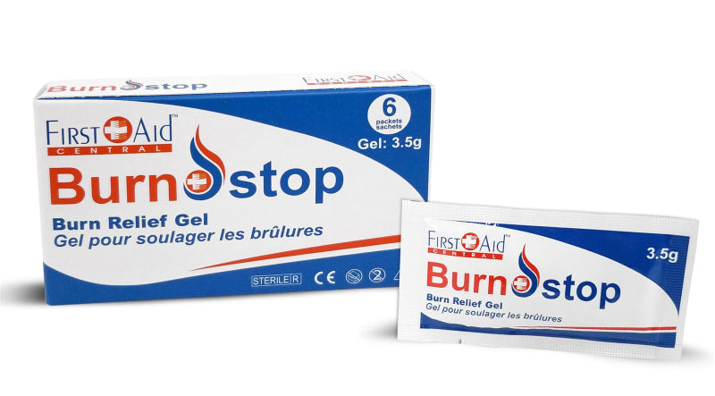 Burn Stop Gel Packet 3.5g (1/8 oz) 6 Pack