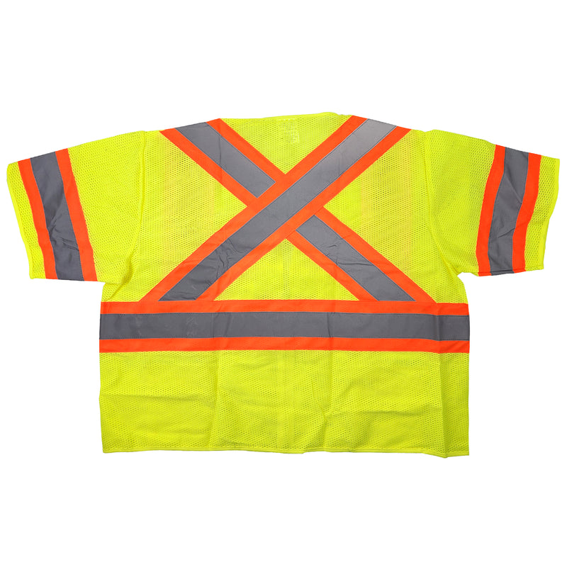 High Visibility Safety Waistcoat - Yellow XL