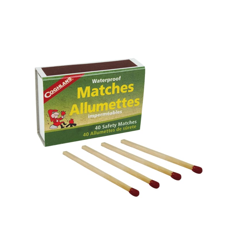 Waterproof Matches (40 Matches per box)