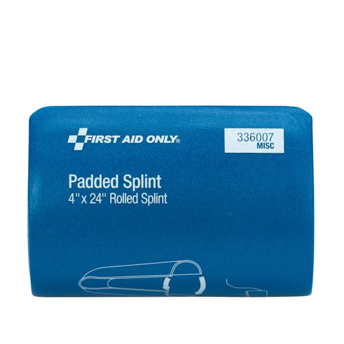 Padded Aluminum Foam Splint - Rolled 24" (61cm)