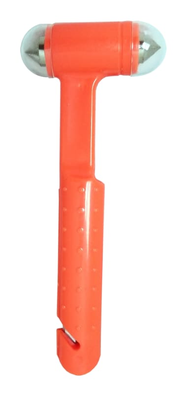 Emergency Safety Hammer with Seatbelt Cutter