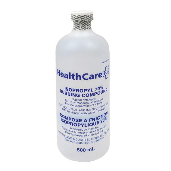 Isopropyl alcohol, 70% (250ML, 500ML, or 4L)