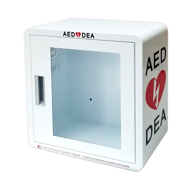 AED Wall Cabinet - Surface Mount with Door Alarm Security Enabled