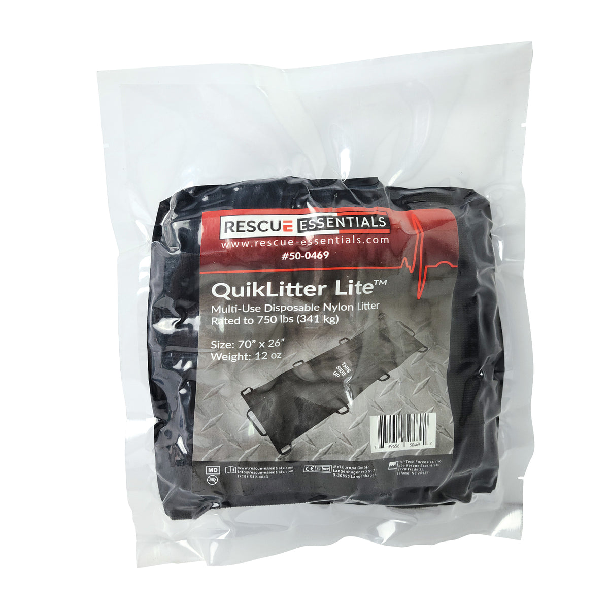 Trousse de premiers soins de traumatologie - Deluxe + civière Rescue Essentials Lite