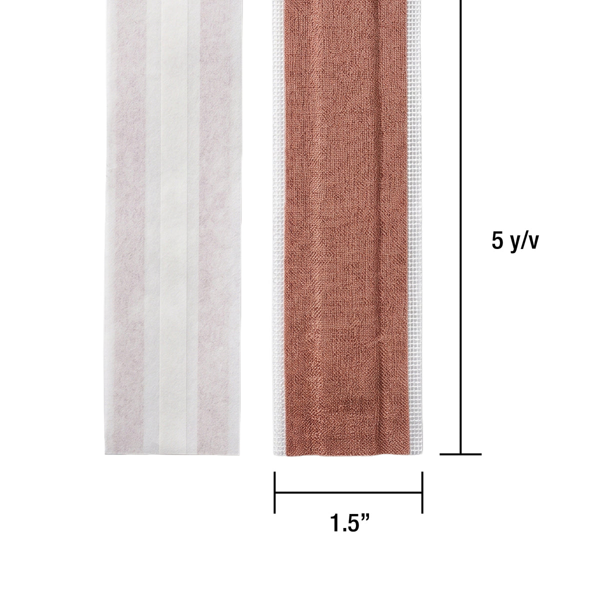 Fabric Dressing Strip, 3.8 cm x 4.6 m (1-1/2" x 5 yds), Heavyweight