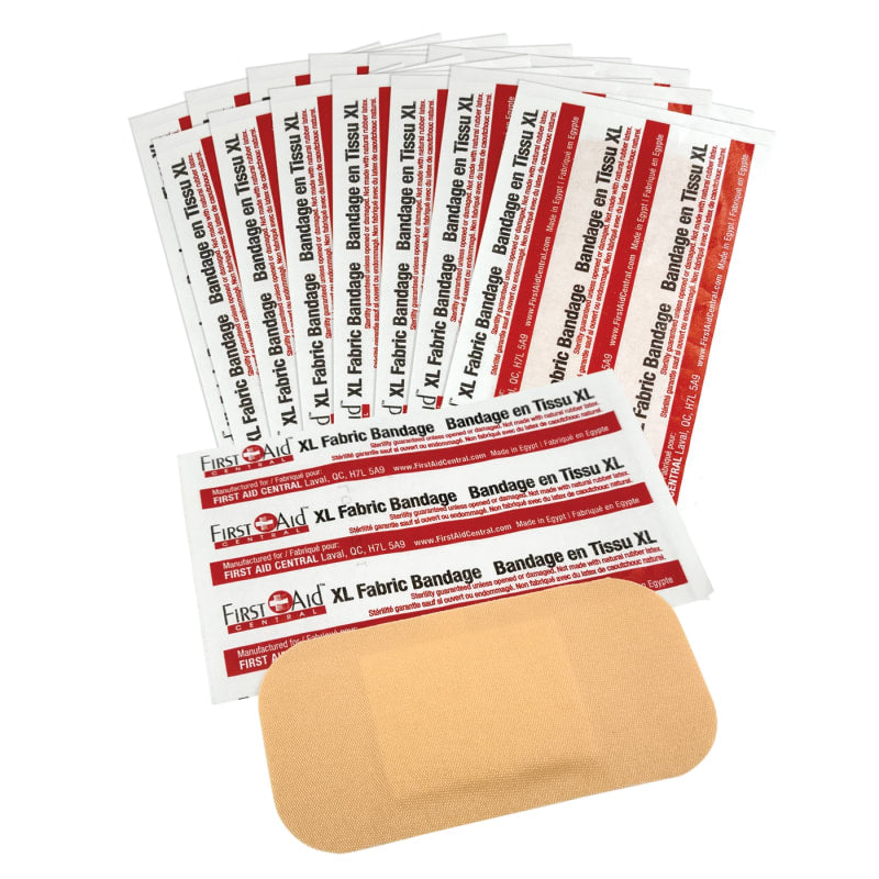 Fabric Adhesive Patch Bandages 2" x 4" (pack of 100)