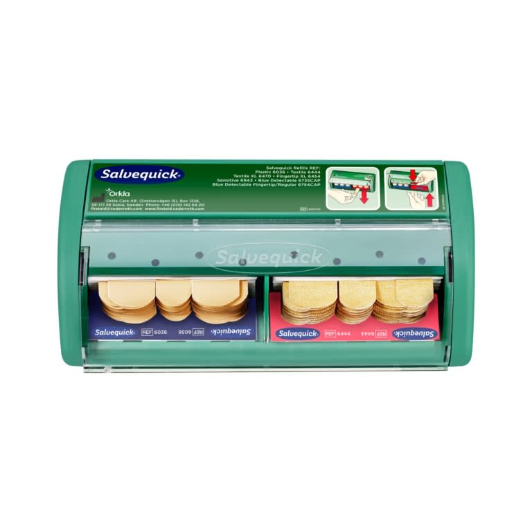 Salvequick Bandage Dispenser - Plastic & Fabric Bandages