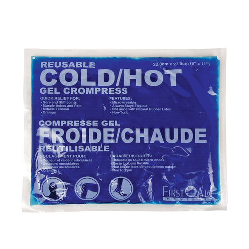 Compresse de gel froid/chaud réutilisable