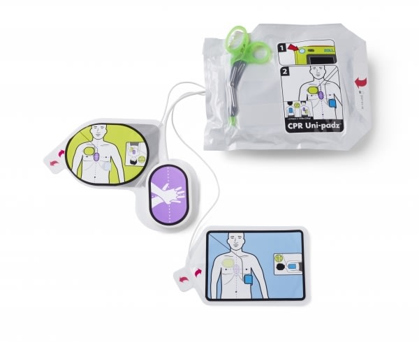 Électrodes Zoll 3 CPR Uni-padz (adultes/pédiatriques)