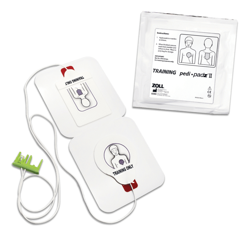 Zoll Pedi Padz II Training Electrodes (6 pairs per case)