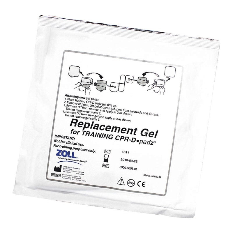 Training CPR-D Padz Replacement Gel- 5/Case