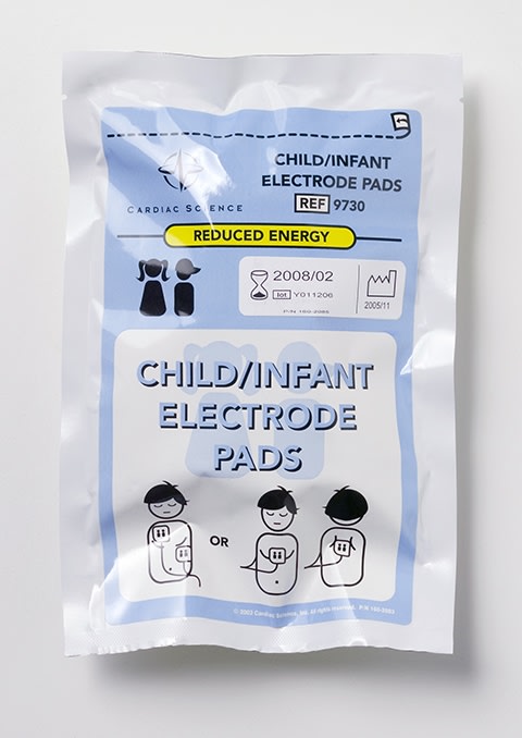 Électrodes de défibrillation pédiatrique Powerheart G3 DAE