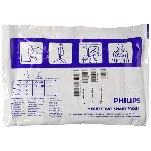 Cartouche d'électrodes SMART pour adultes Philips Heartstart FRx (1 paire)