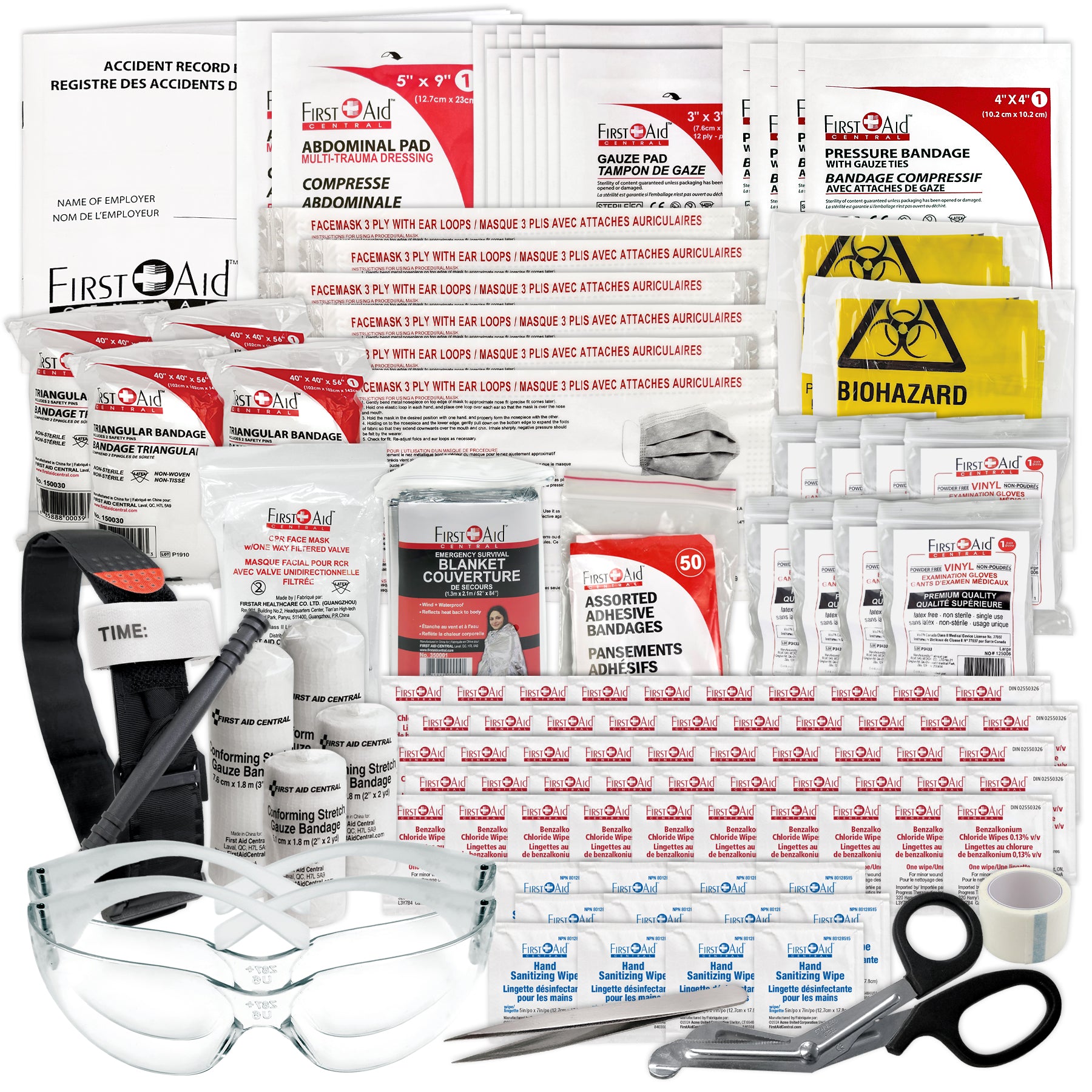 Trousse de premiers soins de base C.B.