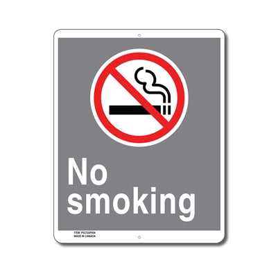 NO SMOKING - CSA SIGN