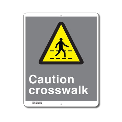 CAUTION CROSSWALK - SIGN