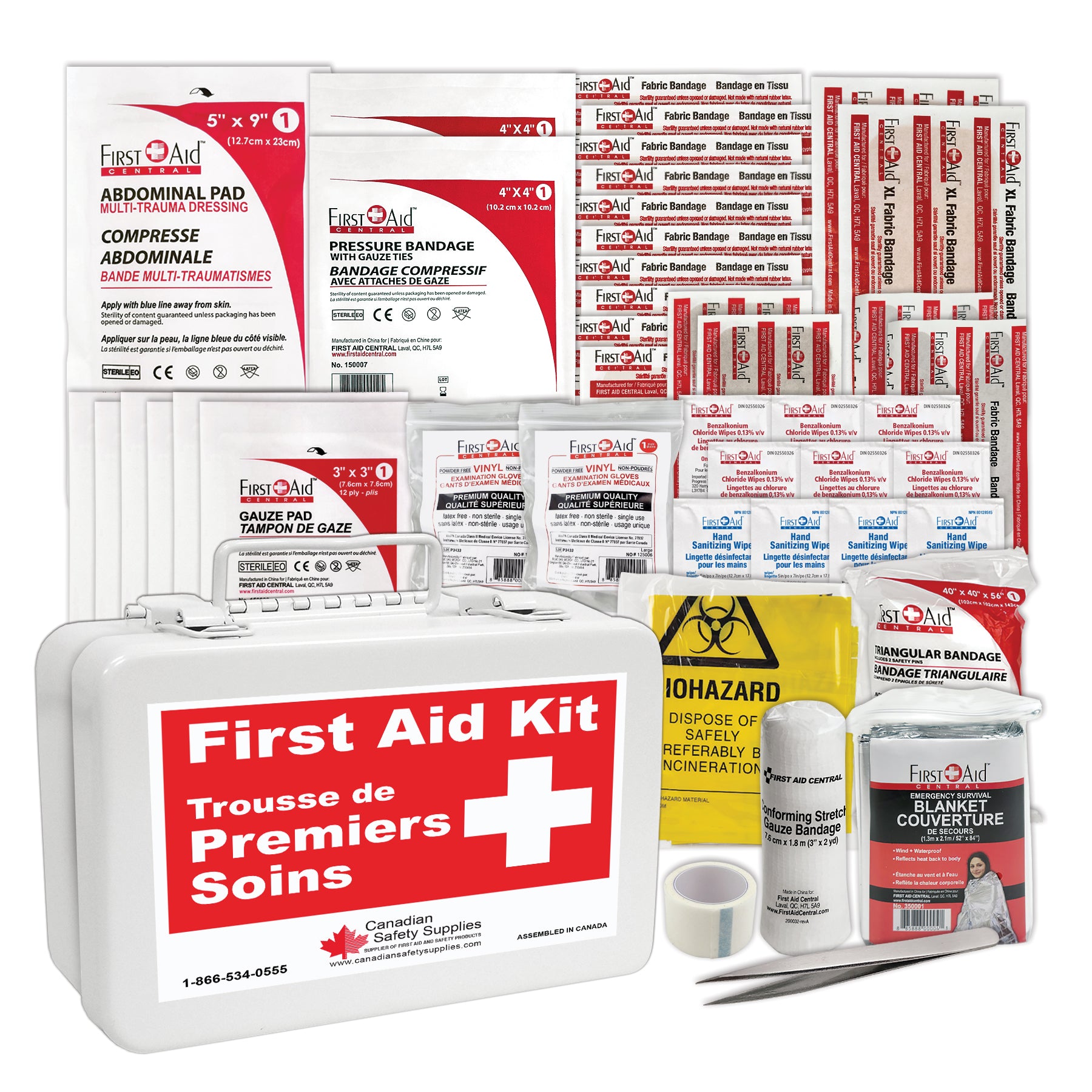 Type 1 First Aid Kit – CSA Z1220-24 Standard Requirements