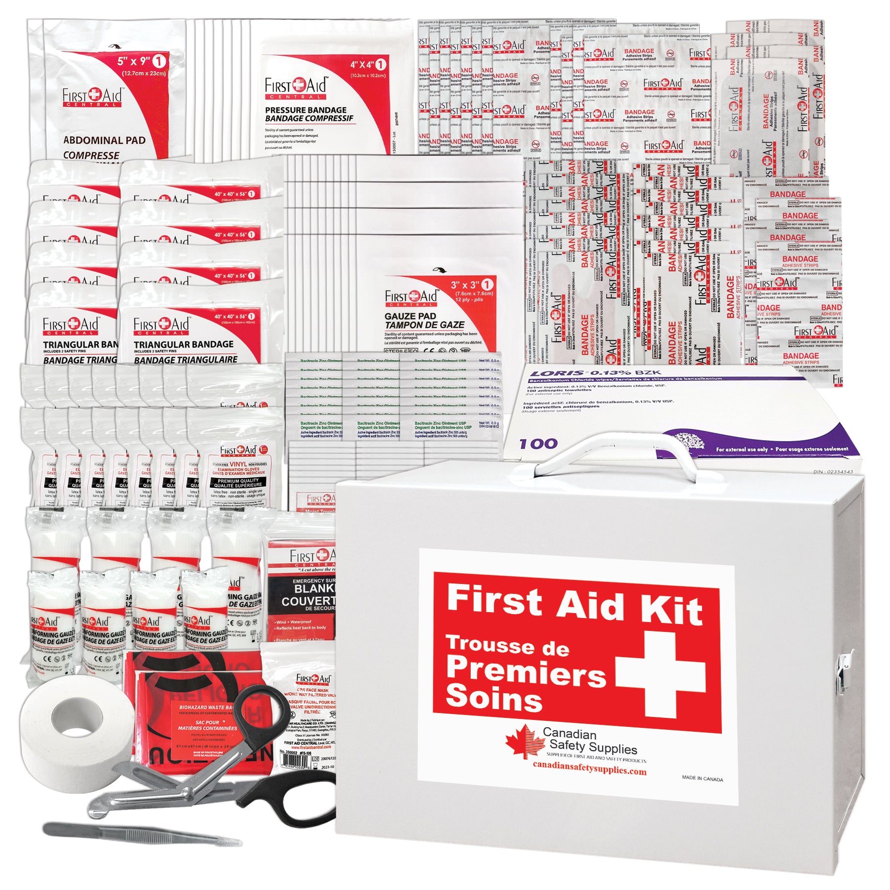 First Aid Kit Type 2 Basic, as per CSA Z1220-17 Standard - Large (51-1
