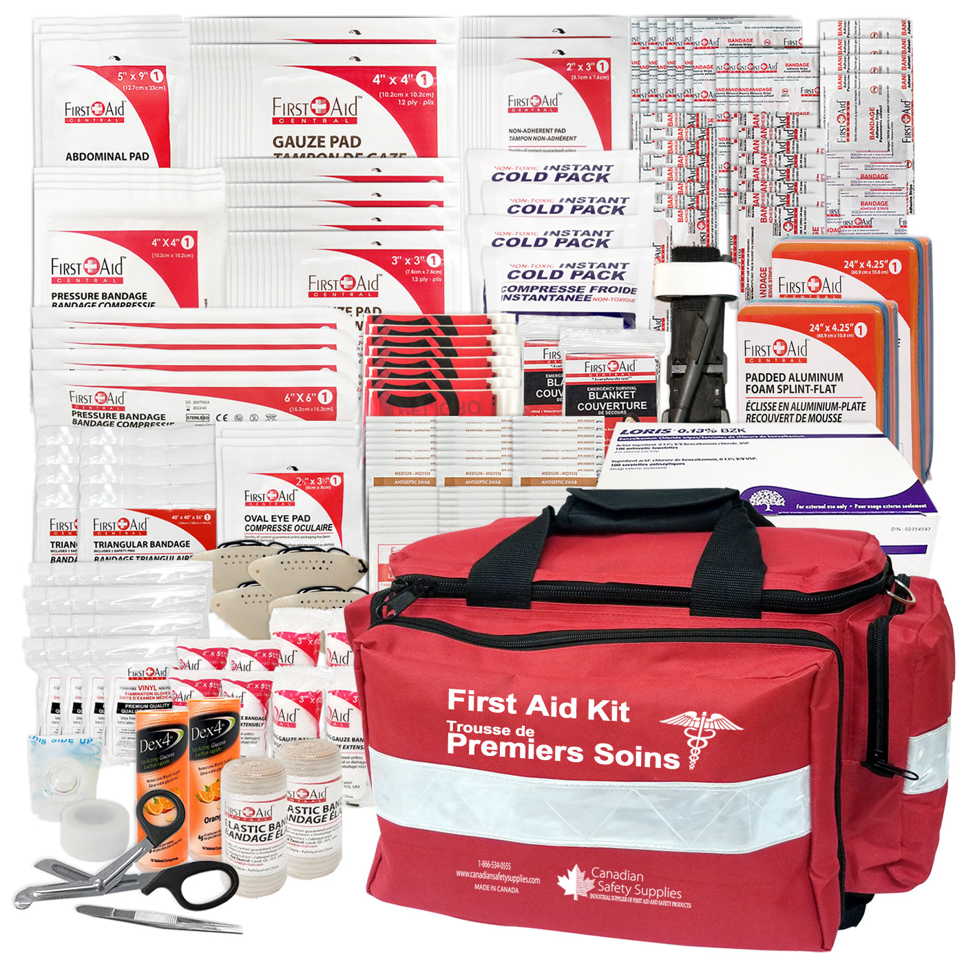 First Aid Kit Type 3 Intermediate as per CSA Z1220-17 Standard  - Large (51-100 Workers)