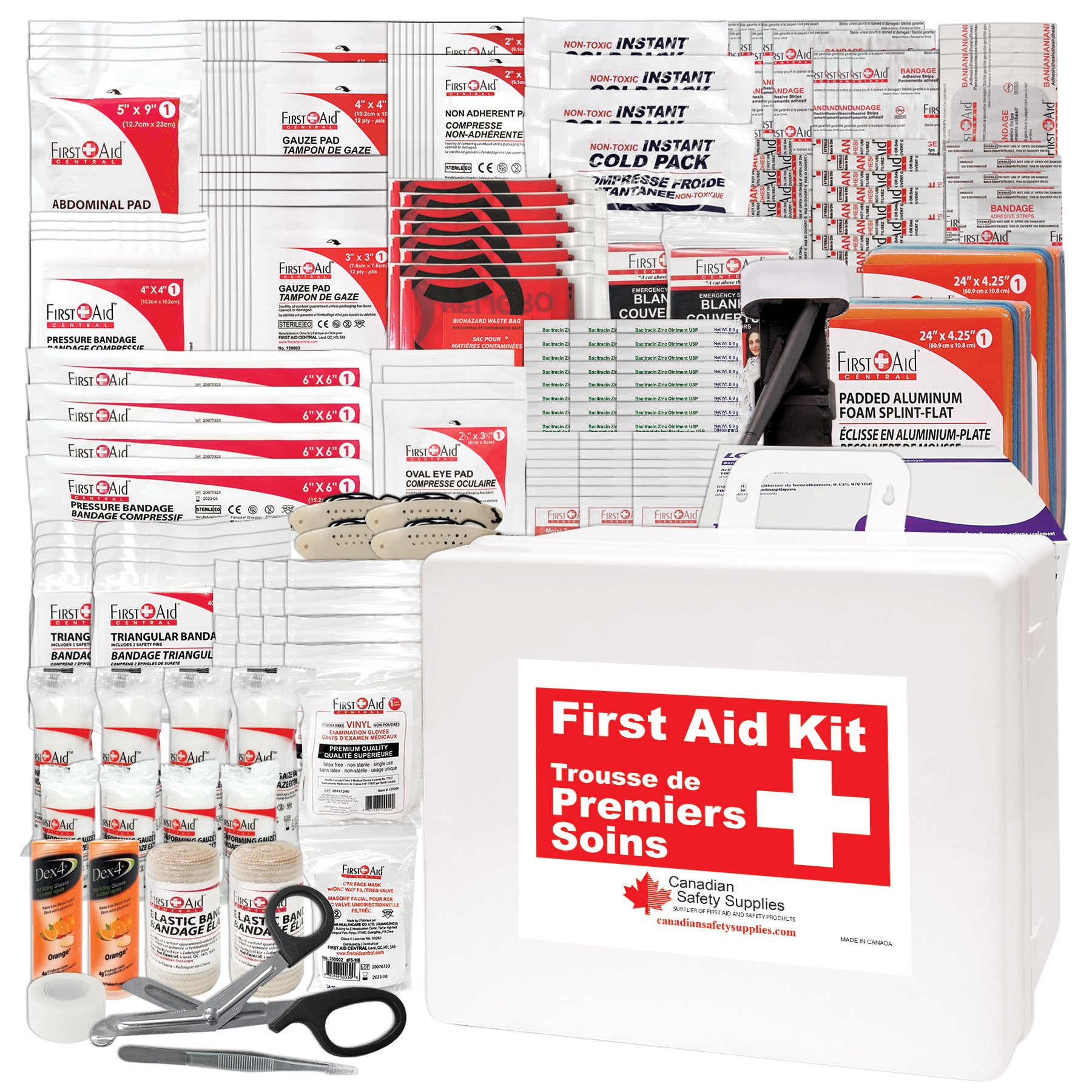 First Aid Kit Type 3 Intermediate as per CSA Z1220-17 Standard  - Large (51-100 Workers)