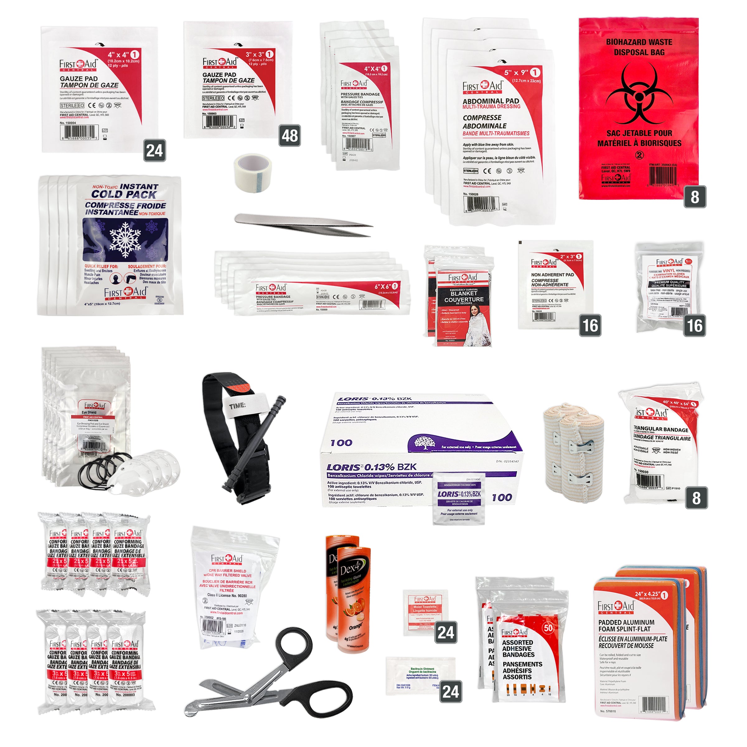 First Aid Kit Type 3 Intermediate as per CSA Z1220-17 Standard  - Large (51-100 Workers)