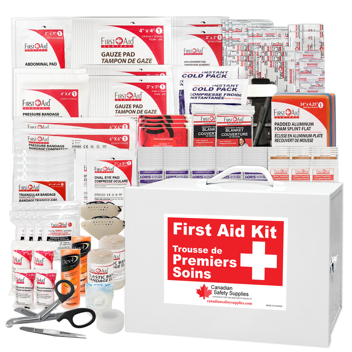 First Aid Kit Type 3 Intermediate, as per CSA Z1220-17 Standard  - Medium (26-50 Workers)