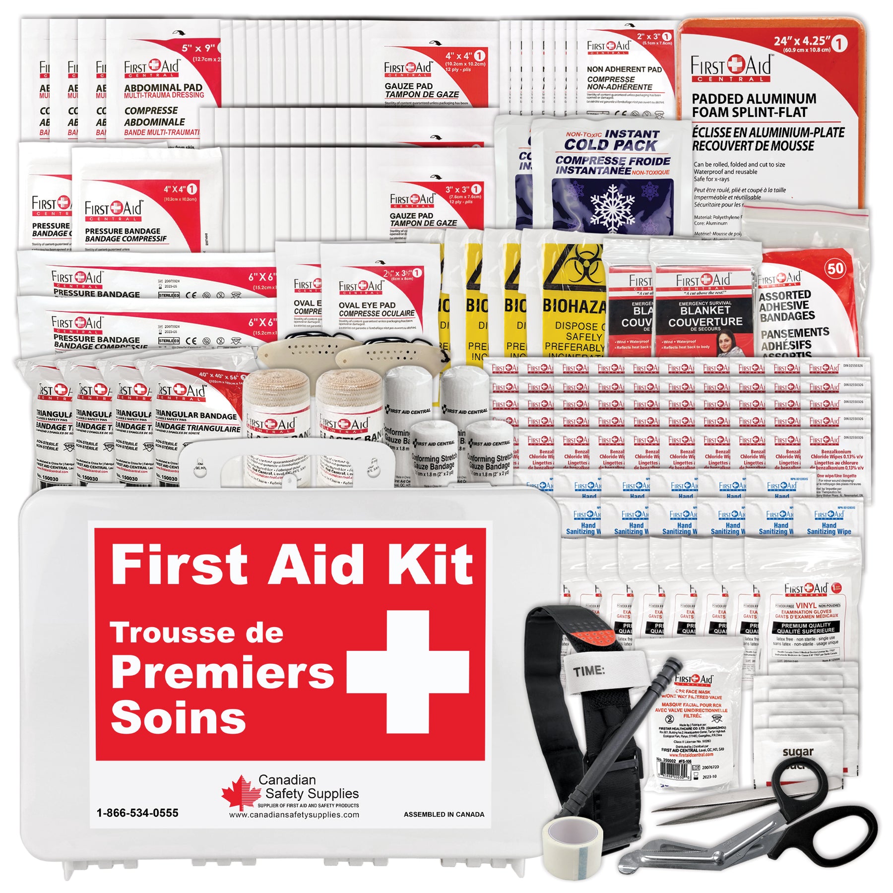 Trousse de premiers soins de type 3 - Taille moyenne - Exigences de la norme CSA Z1220-24