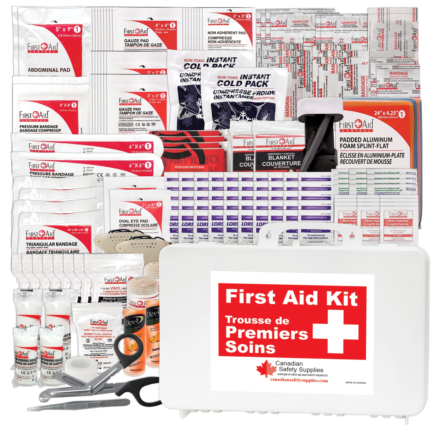 First Aid Kit Type 3 Intermediate, as per CSA Z1220-17 Standard  - Medium (26-50 Workers)