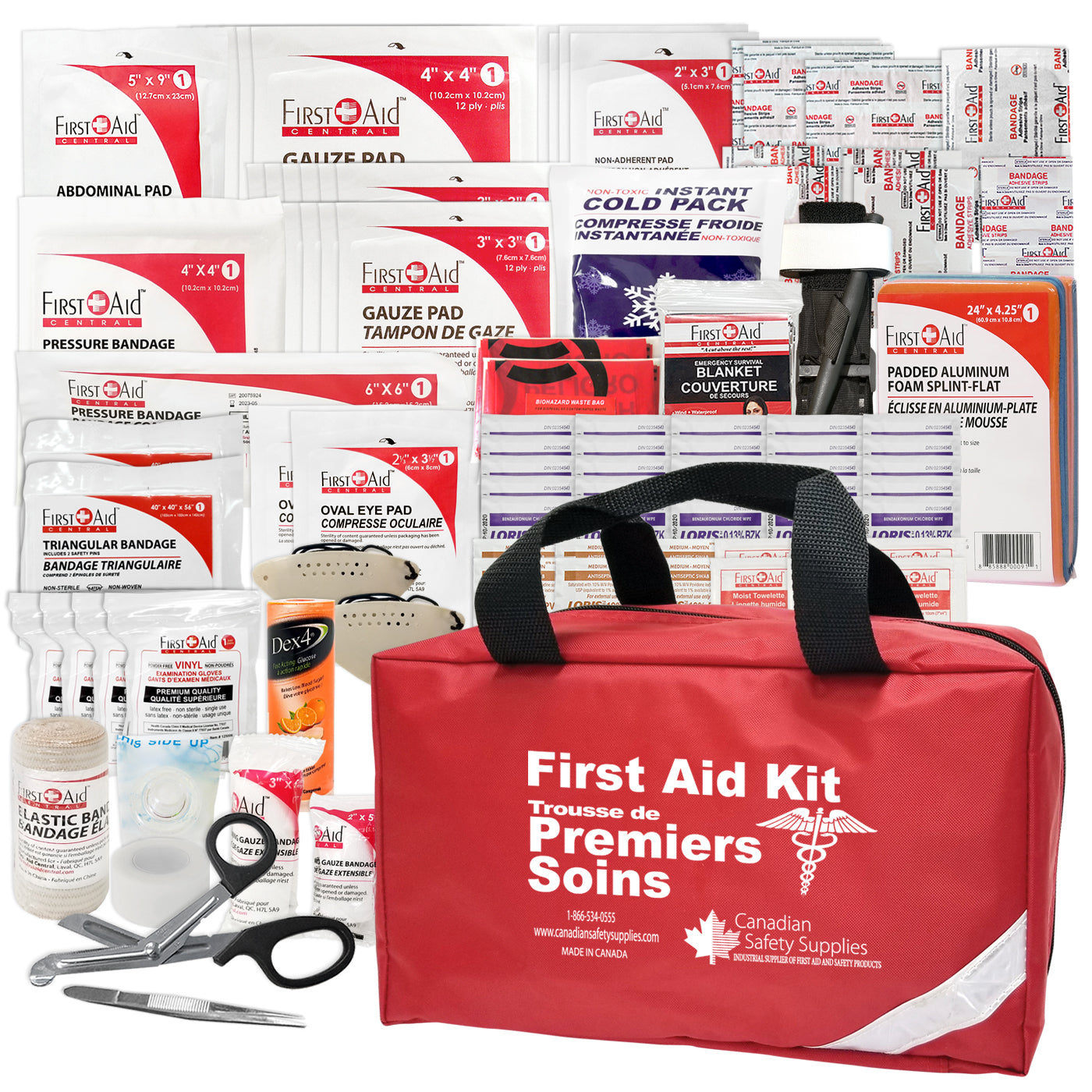 First Aid Kit Type 3 Intermediate, as per CSA Standard - Small (2-25 Persons)