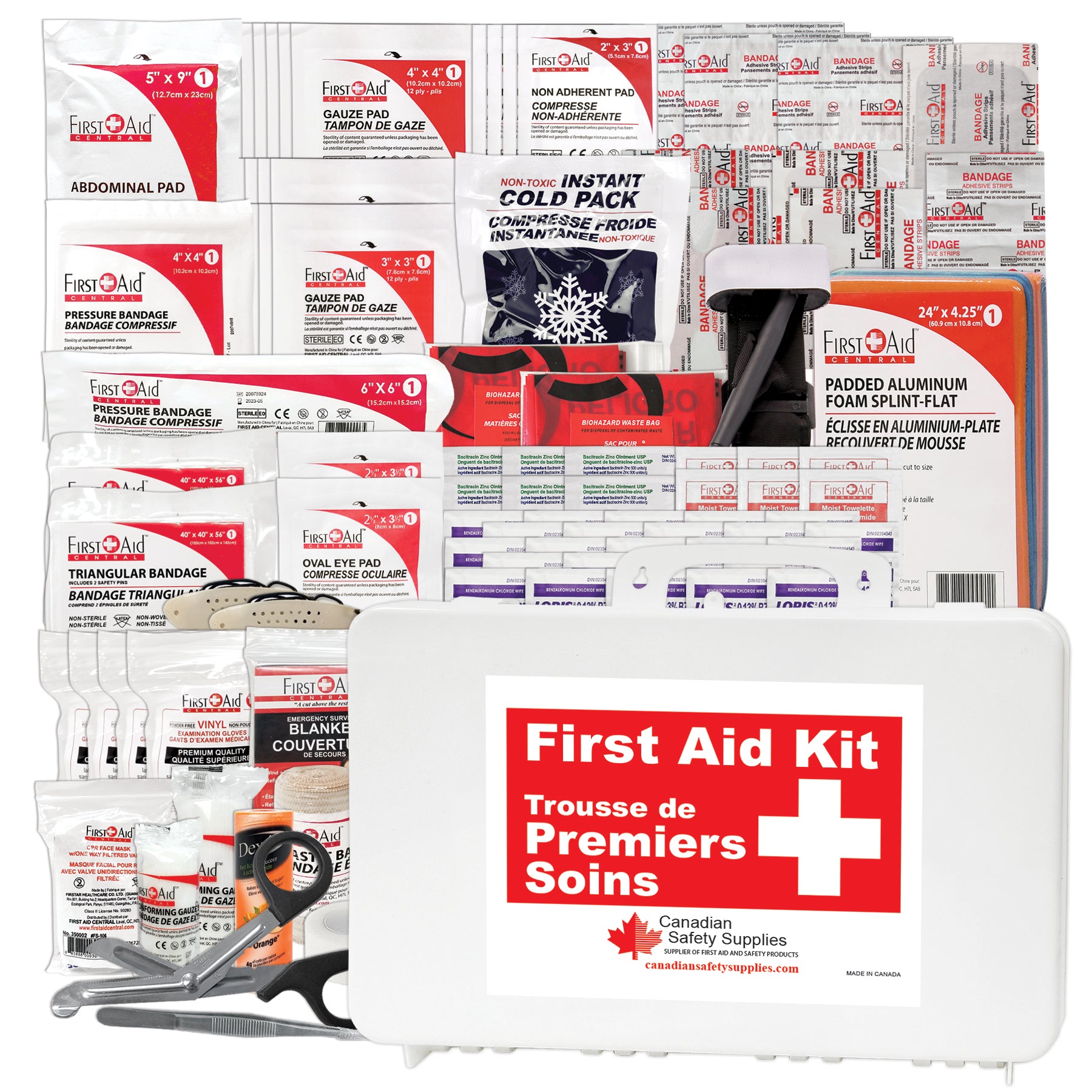 First Aid Kit Type 3 Intermediate, as per CSA Standard - Small (2-25 Persons)