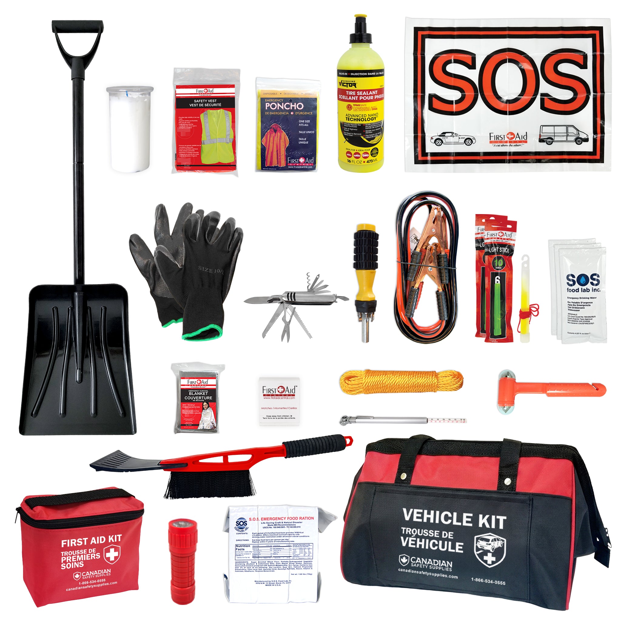 Emergency Roadside Vehicle Kit