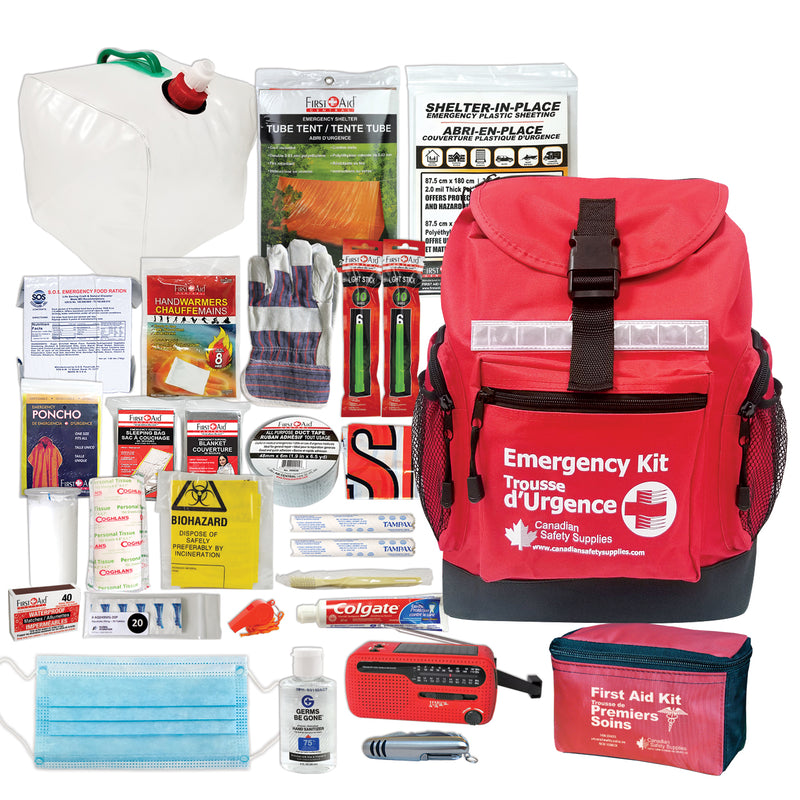 Deluxe 1 Person 72 Hour Emergency Survival Kit