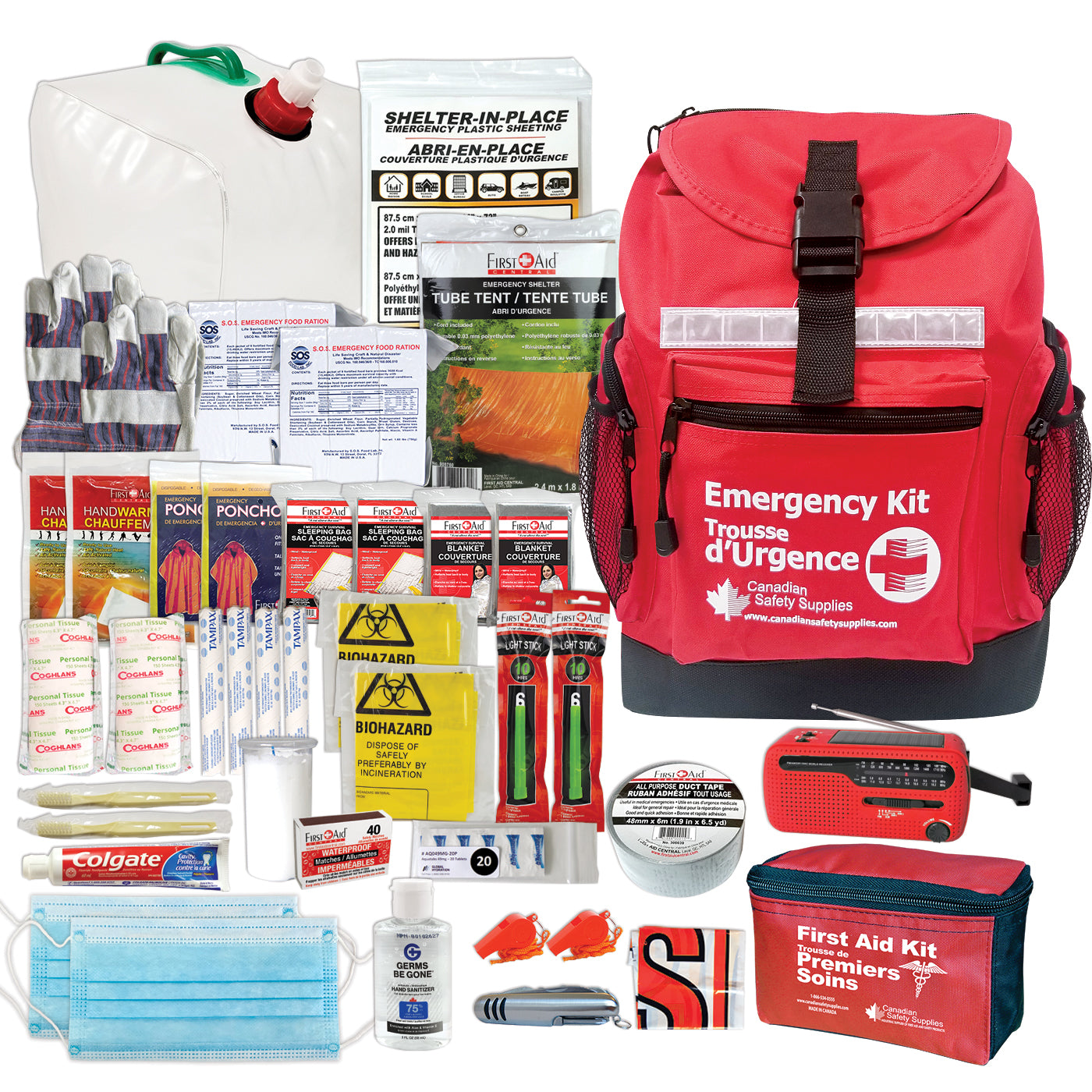 Deluxe 2 Person 72 Hour Emergency Survival Kit