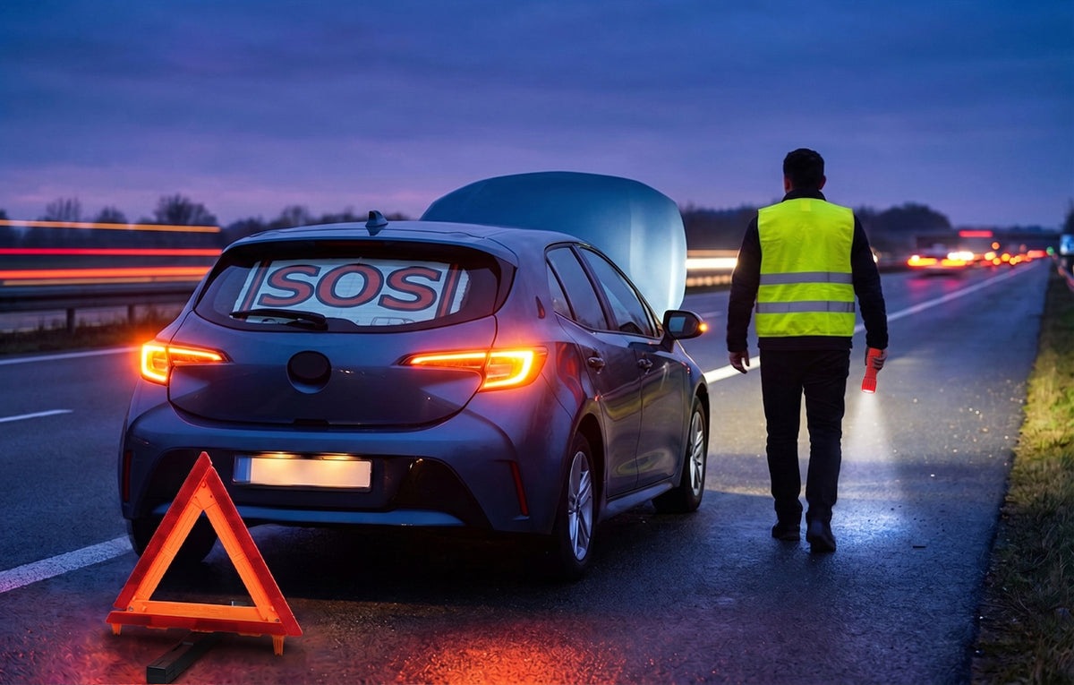 Stay visible and signal for help
