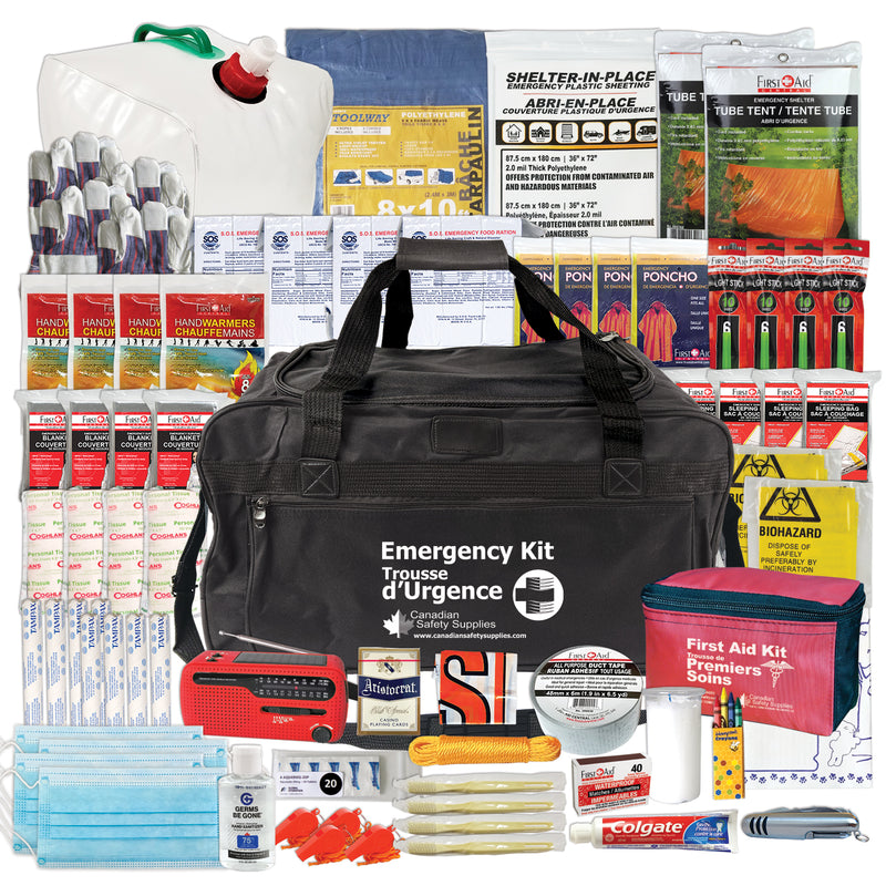 Deluxe 4 Person 72 Hour Emergency Survival Kit