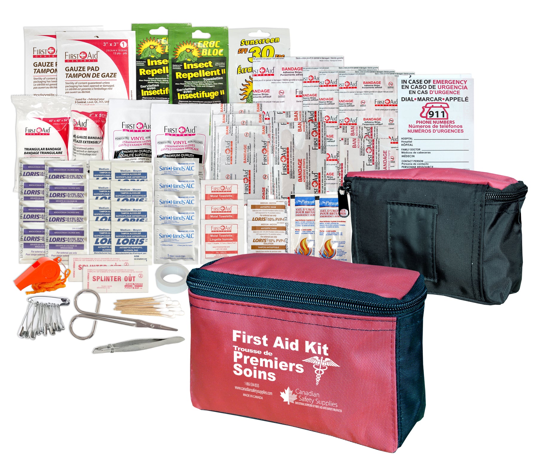 Trousse de premiers secours de plein air 