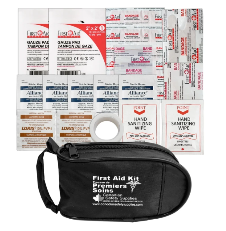 Mini First Aid kit - Nylon Bag w/ Belt Loop