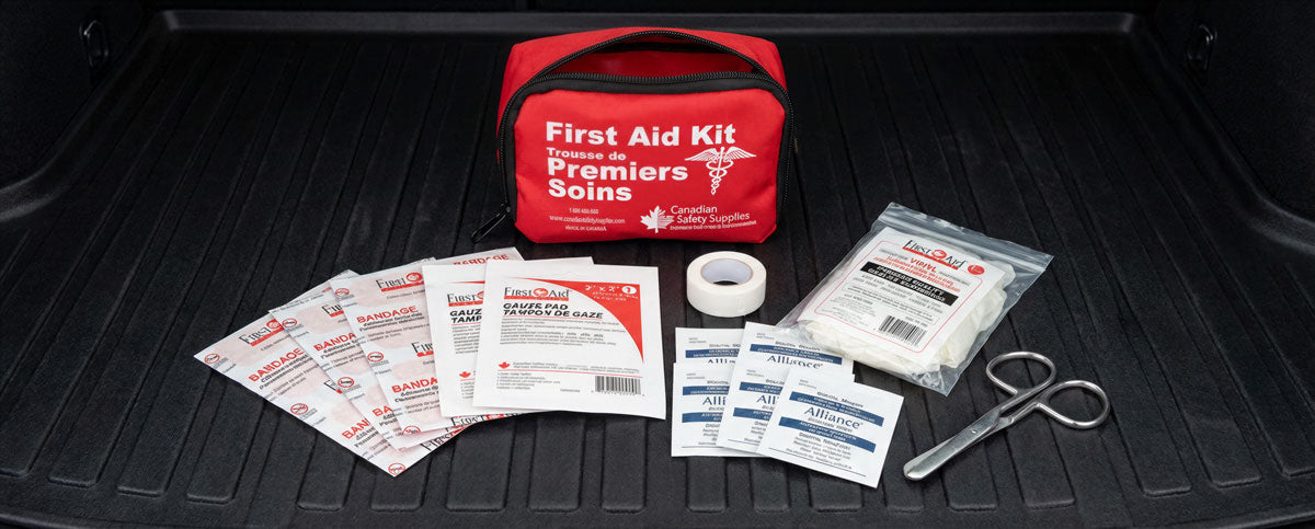 Compact first aid for minor injuries