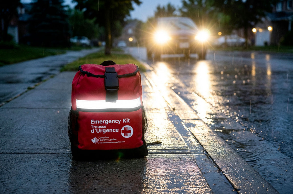 Compact, durable emergency backpack