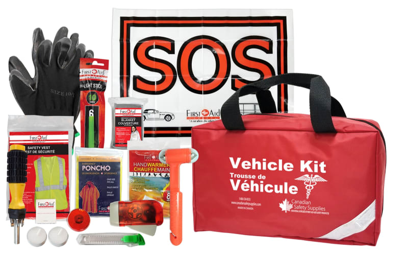 Trousse d'urgence pour 3 personnes, 72 heures, avec eau