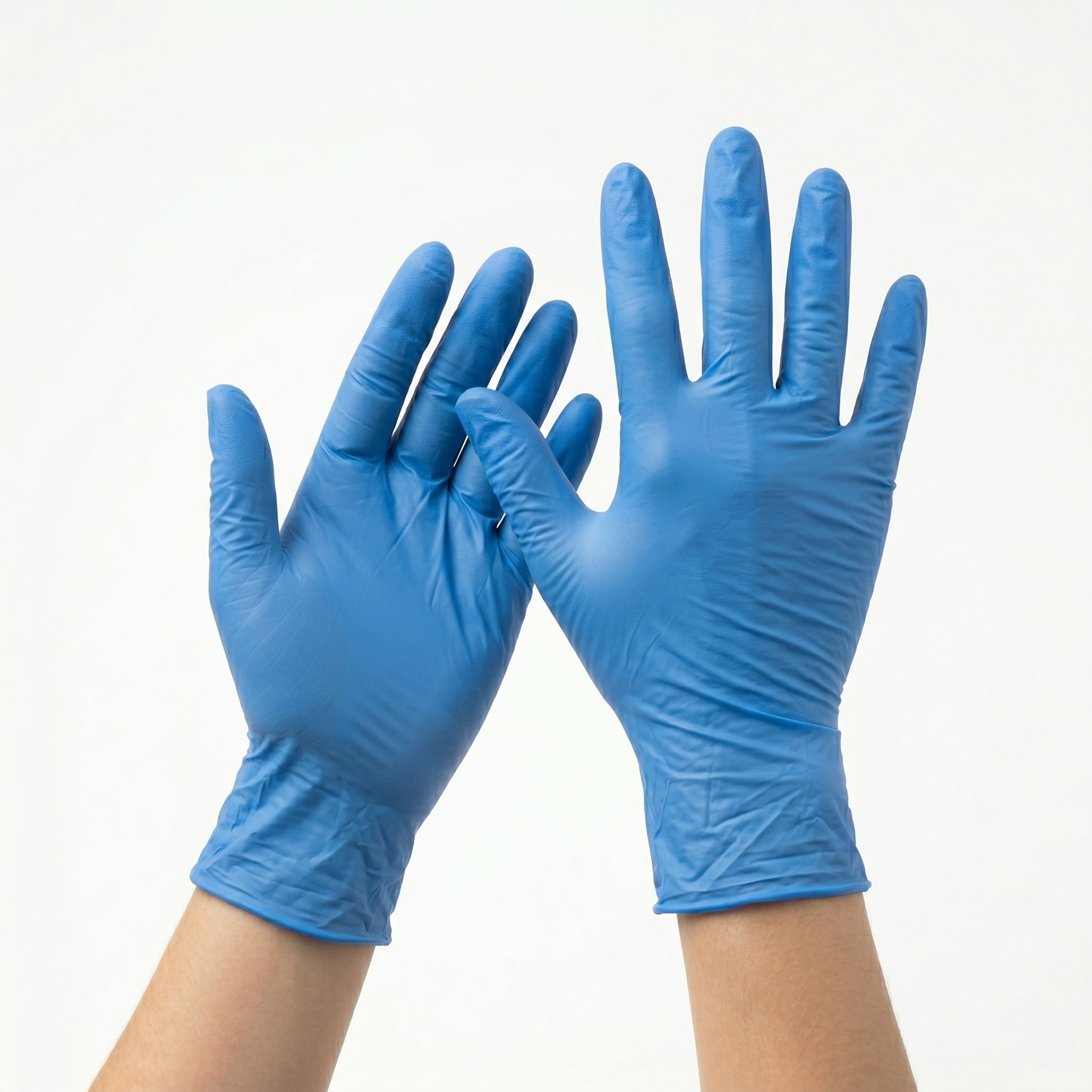 DURACORE, Blue Nitrile Medical Examination Gloves, 3 mil, Box of 100