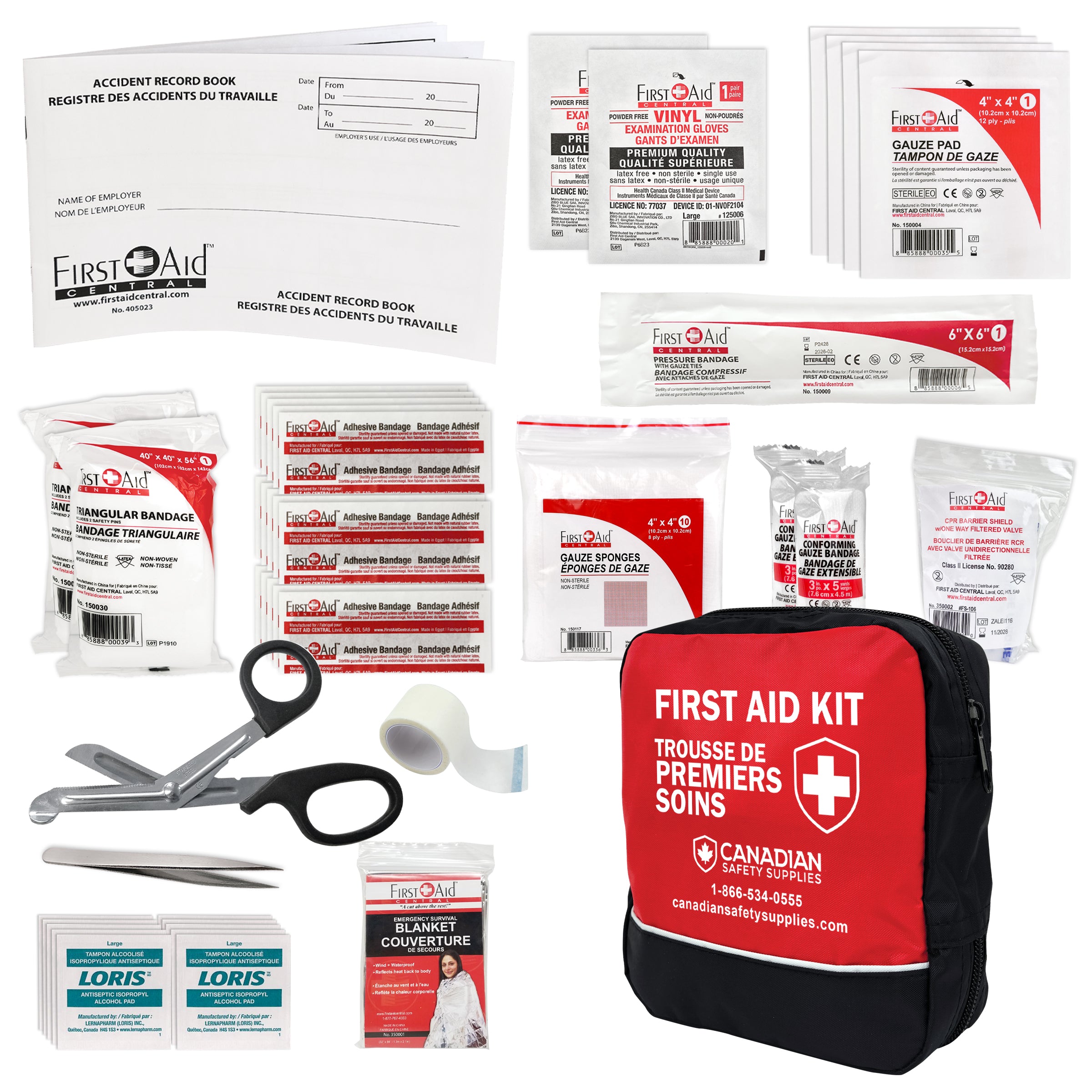 Federal "Type A" First Aid Kit and Refill
