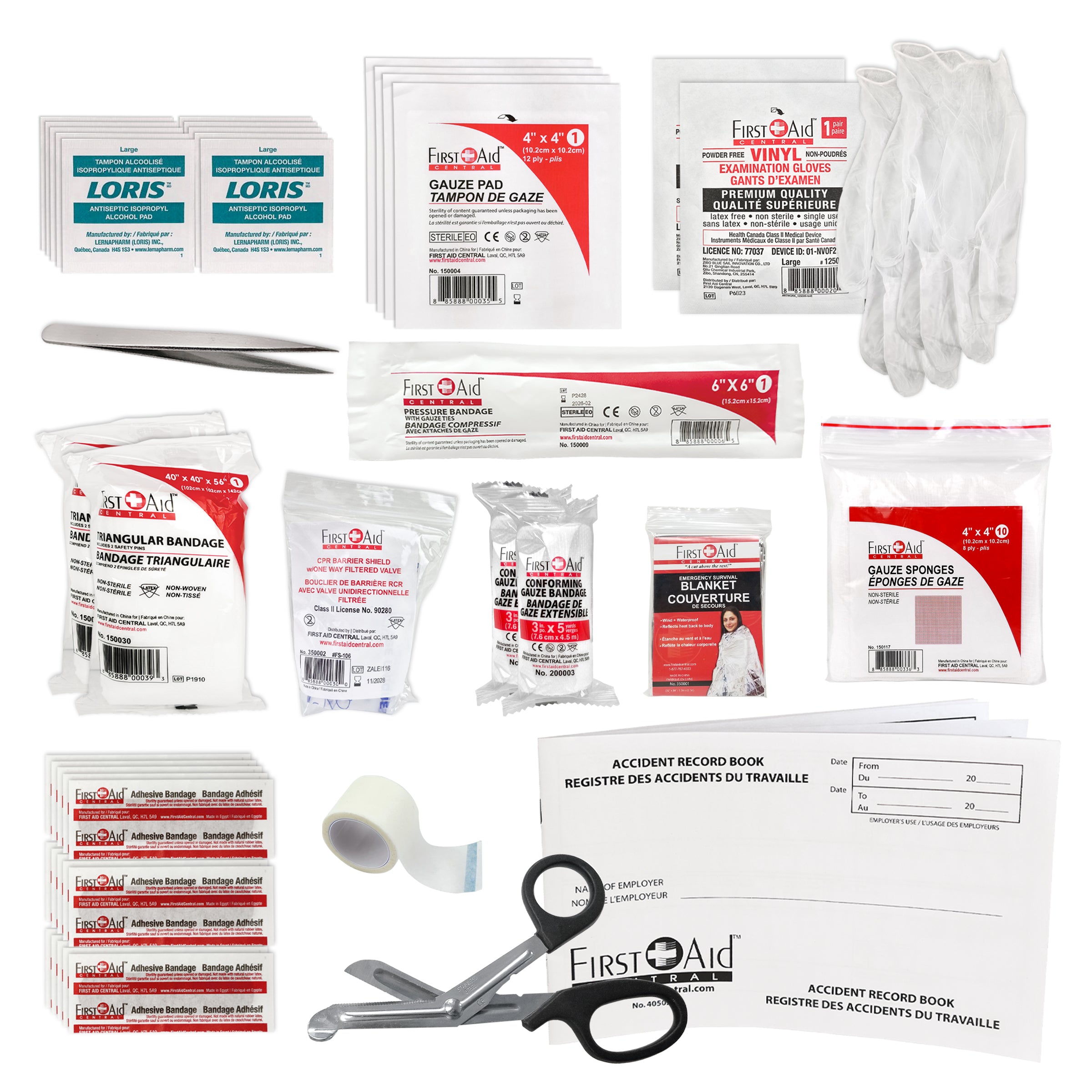 Federal "Type A" First Aid Kit and Refill