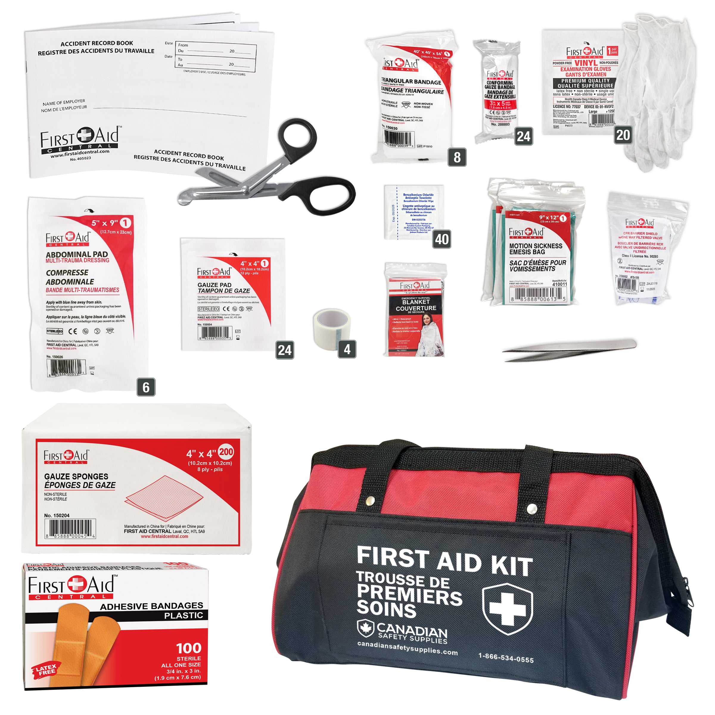 Federal "Type C" First Aid Kit and Refill