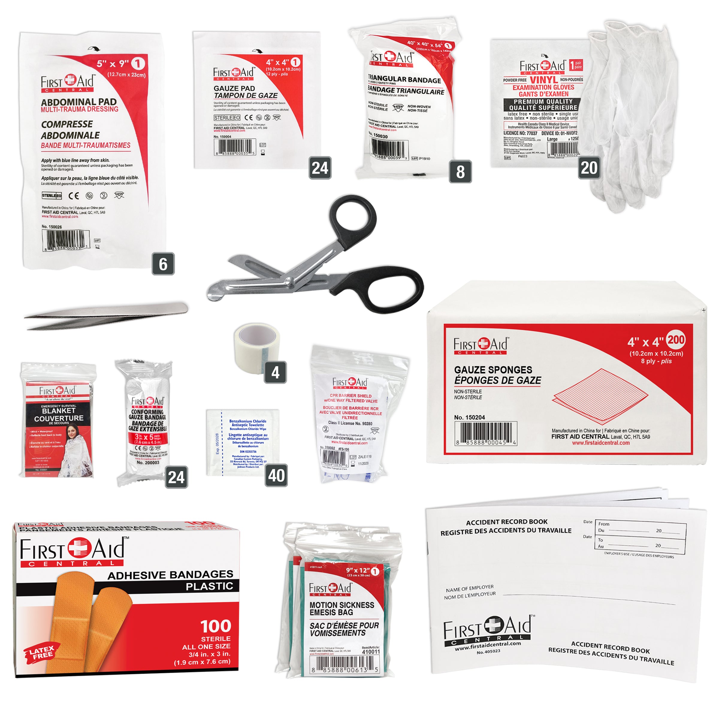 Federal "Type C" First Aid Kit and Refill
