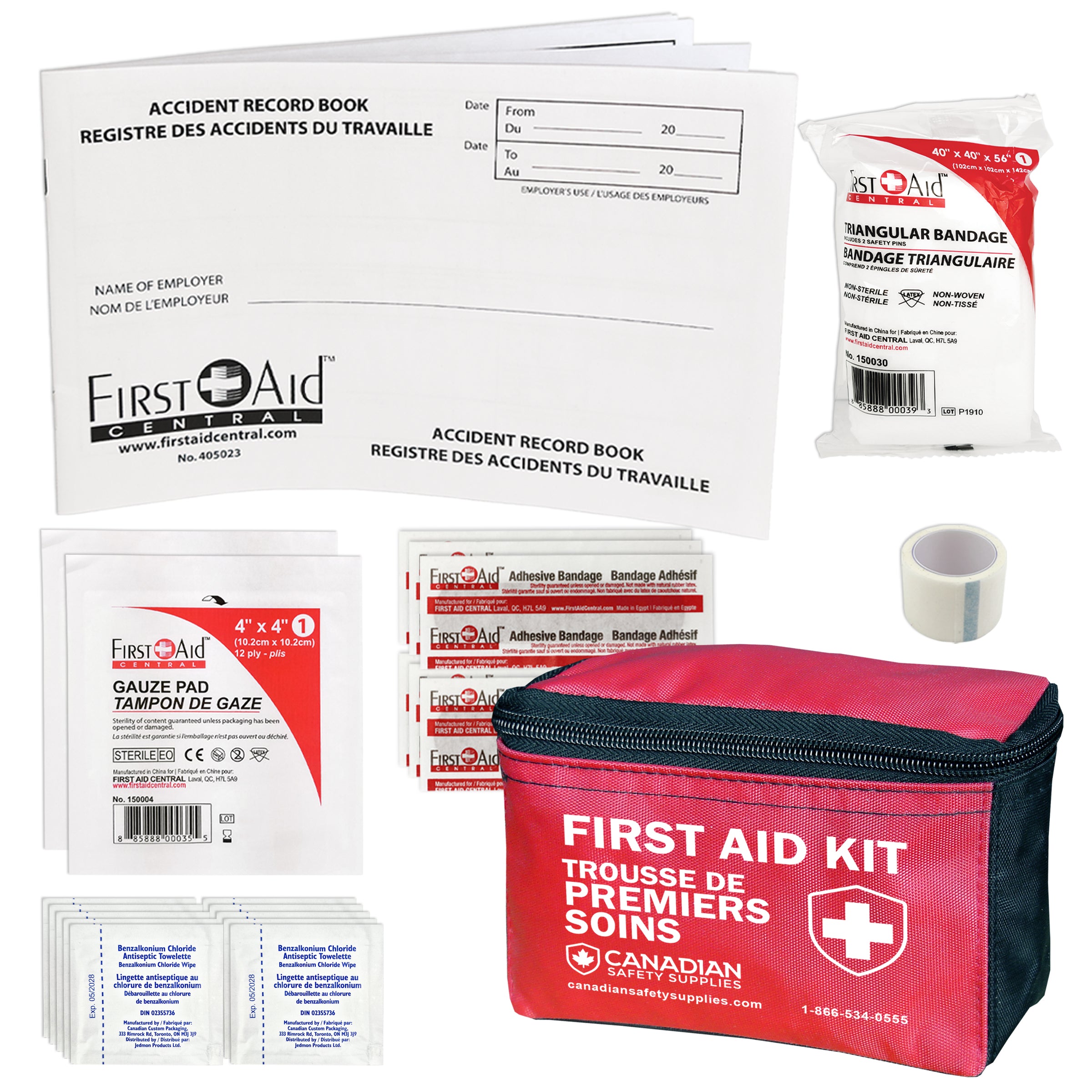 Federal "Type D" First Aid Kit and Refill