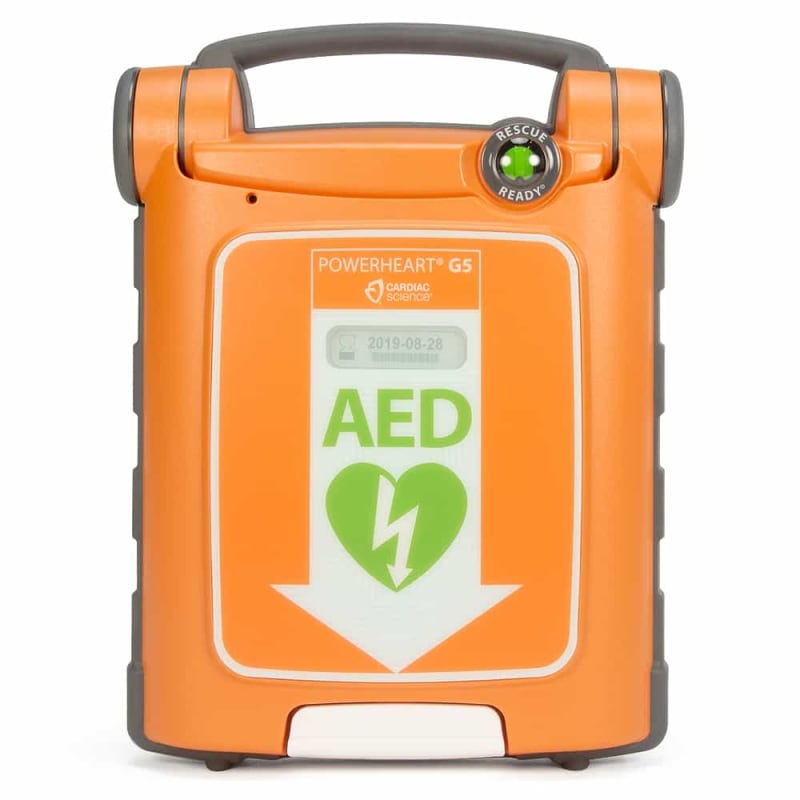 DEA Powerheart G5 avec assistance CPR avec Boitier Nanuk