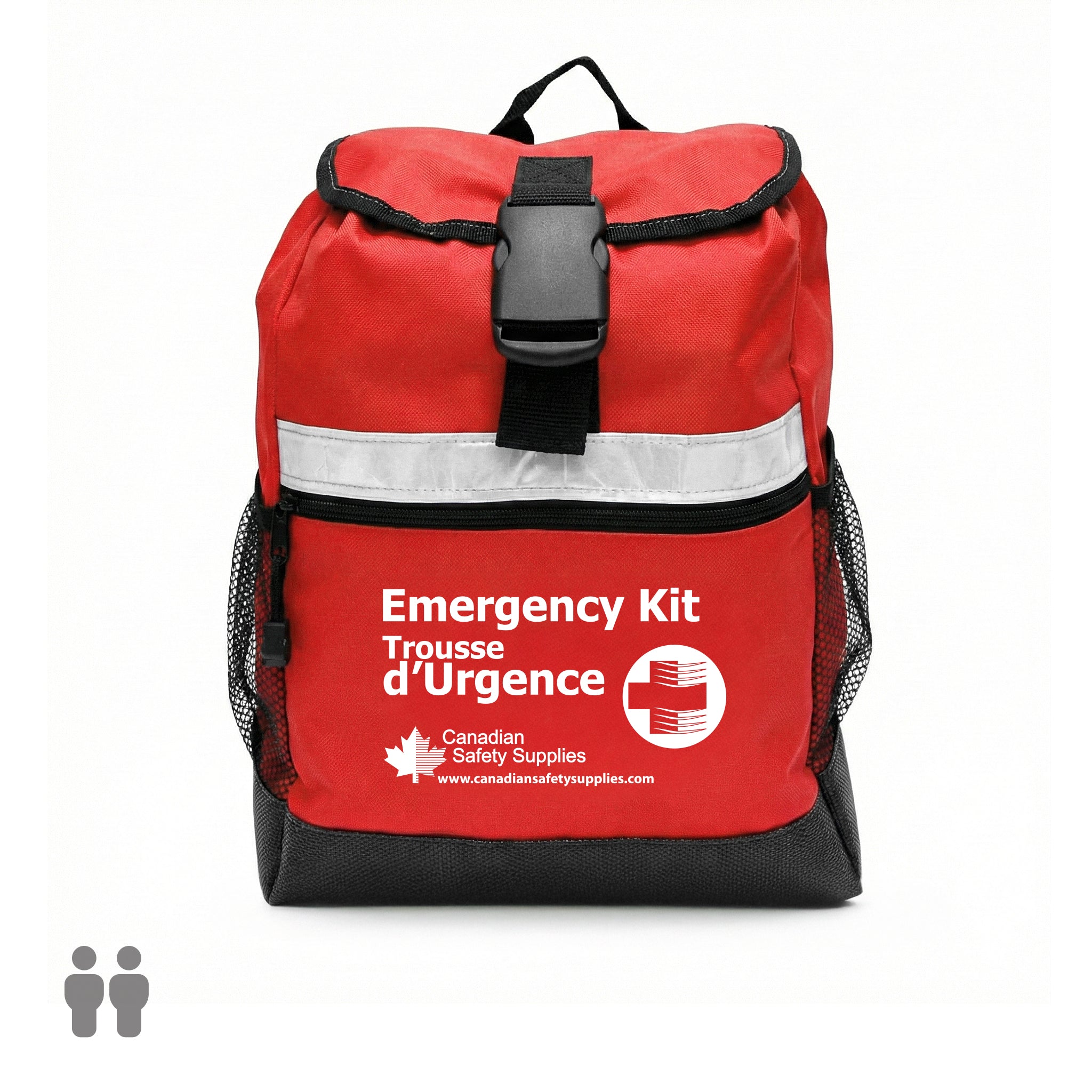 Trousse d'urgence pour 2 personnes, 72 heures