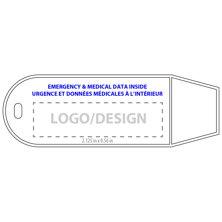 Supports de données médicales - Impression personnalisée (250, 500 ou 1000 étiquettes)