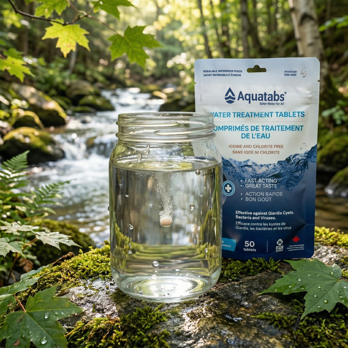 Aquatabs Water Purification Tablets 49 mg (50/box)